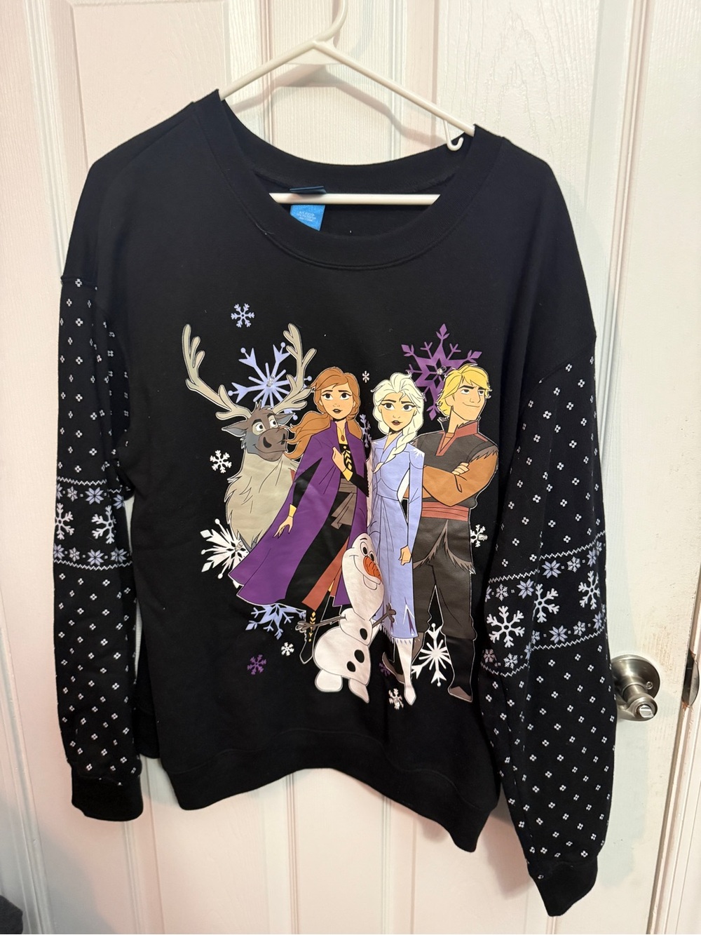 Disney Frozen II Black Sweatshirt with Lights
